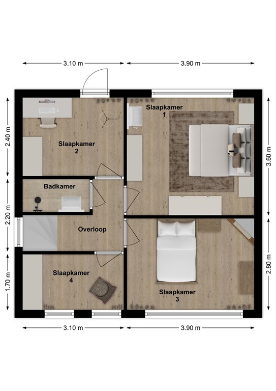 mediumsize floorplan